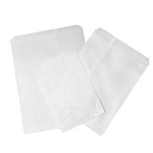 Classic White Kraft Paper Merchandise Bags for Supermarket and Exhibition Ivory Board with Lamination Printing - Product Image 2