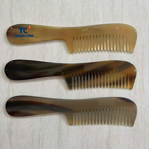 Meilleure qualité véritable corne poux peigne Salon utiliser la mode classique fait à la main du Vietnam - Product Image 1