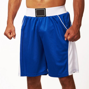 Logotipo personalizado de alta calidad 100% poliéster Muay Thai Short Haga sus propios pantalones cortos Mma Fighting Shorts Muay Thai Shorts - Product Image 4