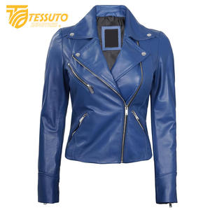 100% <b>Real</b> <b>Leather</b> Women's <b>Jacket</b> New Casual & Stylish Biker Genuine <b>Leather</b> <b>Jacket</b> in Premium Packaging - Product Image 3
