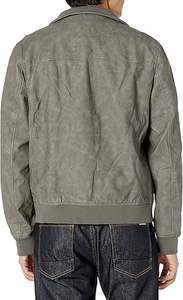 เสื้อแจ็กเก็ตหนังสำหรับผู้ชายทรงพอดีตัวสำหรับฤดูหนาว - Product Image 6