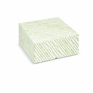 Boîte rigide carrée personnalisée JEFF 27x27x10 cm, pelliculage brillant avec UV sélectif, matériaux recyclés - Product Image 1