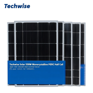 Panel Solar Monocristalino PERC de 550W de Techwise Solar con Marco de Aluminio, Certificado por TUV - Product Image 2