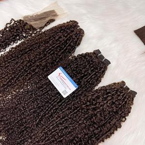 เทรนด์ใหม่ ผมเวียดนามแท้แบบธรรมชาติ ลอนธรรมชาติ ผมเวอร์จิ้นแท้ ต่อผมแบบเครื่องเย็บสองชั้น - Product Image 4