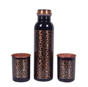 Venta de Fábrica, Precio Económico, Ant. Botella de cobre grabada de 650 ml, elaborada con cuidado, grabada con elegancia, el compañero perfecto - Product Image 6