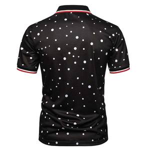 2025 último diseño de lona transpirable para camiseta Polo de alta calidad OEM moda hecha en fábrica para hombres y mujeres patrón impreso - Product Image 3