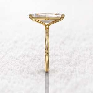 Anillo de Compromiso de Oro de 18K con Moissanita Solitario de 3 Quilates de Alta Calidad, Joyería Nupcial de Moda, Fabricante de Pedidos al por Mayor - Product Image 4