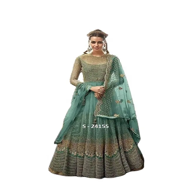 Bestverkopende Trouwjurk Salwar Kameez Voor Feestkleding Verkrijgbaar Tegen Groothandelsprijs Van Indiase Exporteur Anarkali Salwar Kameez