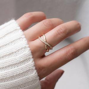 Trendy Modern Handmade <b>Cross</b> Cut Cubic Zirconia Diamond Gemstone <b>Ring</b> 925 Solid Sterling Bezel Setting Vintage for Wedding - Product Image 4