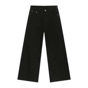 Pantalon en jean décontracté de haute qualité, style streetwear, ample, droit, délavé, coupe slim, pantalon classique avec poches - Product Image 6
