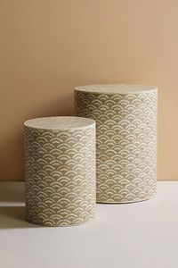 Vente en gros Table de chevet florale en incrustation d'os Meuble de chevet en incrustation d'os Table de chevet noire Meuble de salon d'Inde - Product Image 4