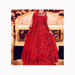 2024 Pakistan Designer Punjabi Lehenga Choli Salwar Kameez Party Wear Eid Collection Robe - Product Image 4