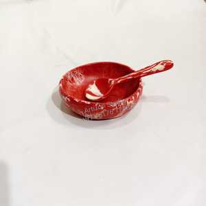 ช้อนตักสลัดและส้อมอาหารทำจากเรซินเป็นมิตรกับสิ่งแวดล้อมใช้ในร้านอาหารและบุฟเฟ่ต์สำหรับใช้ในบ้านโรงแรม - Product Image 3