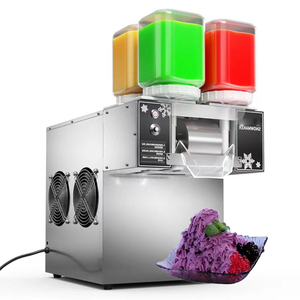 Machine à glaçons en acier inoxydable en forme de flocon de neige, machine à glaçons commerciale pour l'industrie agroalimentaire, hôtel, usage domestique, extérieur, >80 kg/jour - Product Image 4