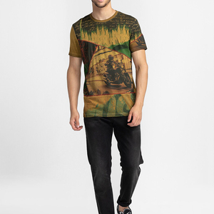 Camisetas Deportivas Personalizadas al por Mayor de Alta Calidad, Ecológicas, Transpirables, de Secado Rápido, de Poliéster/Algodón para Gimnasio, para Hombre - Product Image 3