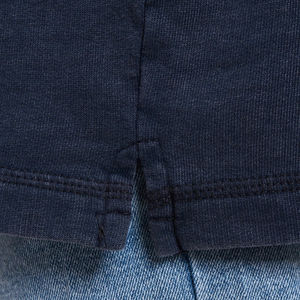 Camisetas personalizadas para hombre de peso pesado 100% algodón lavado con ácido de gran tamaño transpirable cuello redondo estampado largo manga corta ropa de calle para hombre - Product Image 6