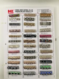 Cordón de Diamantes Redondos Kinghope, Correa de Encaje con Pedrería de Colores Personalizados para Zapatos/Decoración/Bolsos - Product Image 3