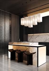 Muebles de Sala de Estar Modernos y Lujosos Personalizados Directo de Fábrica con Iluminación LED Cálida y Suave de Mármol, Tamaño/Color/Opciones Personalizables - Product Image 6