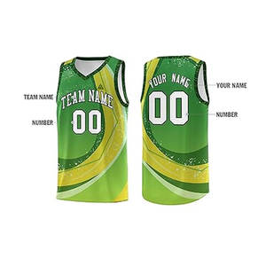 Maillot de basket-ball professionnel imprimé de logo personnalisé OEM vêtements de basket-ball de rue légers et respirants de haute qualité - Product Image 2