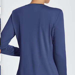 Activewear Racing Jerseys Custom Logo Solid Colour Long Sleeves Best Quality Breathable Fashion Design Racing Jerseys For <b>Women</b> - Product Image 6