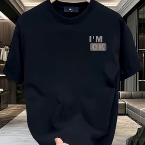 Camiseta de Hombre de Alta Calidad, Personalizada, Tejida, con Diseño Gráfico, 100% Algodón, Transpirable, de Secado Rápido, Corte Regular, Estilo Urbano - Product Image 5