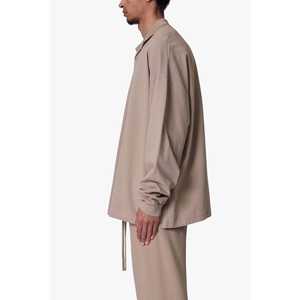 Heavy Weight Everyday L/S Polo Custom OEM Bulk Premium Alta calidad 100% Algodón Piqué Hombres Relajado Fit Polo Fabricante - Product Image 3