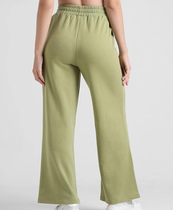 Pantalones Deportivos Holgados de Pierna Ancha con Cordón y Frente Plano Estilo Americano para Mujer - Product Image 6