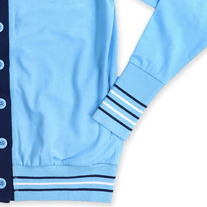 สเวตเตอร์คาร์ดิแกนผ้าวูลถักลายทางลำลองปักโลโก้ตามสั่งของผู้หญิง2025 - Product Image 6