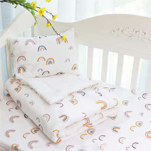 Baby crib Fitted Sheet water proof white color Fitted Sheet Comfortable baby crib Fitted <b>Bed</b> Sheets <b>Waterproof</b> <b>Protector</b> cover - Product Image 1