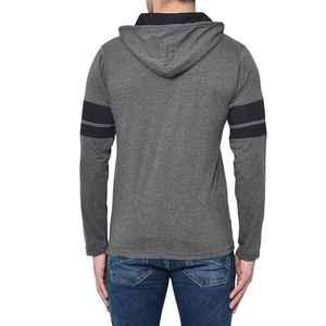 Hommes 100% coton Hoodies à la mode brodé col rond imprimé manches longues hiver saison vêtements-prix de gros - Product Image 3