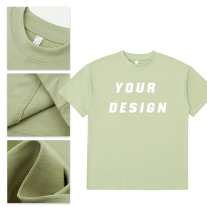 Camiseta unisex en blanco de alta calidad al por mayor, camisetas de hombre de gran tamaño con hombros caídos de 250GSM, camiseta preencogida para hombre - Product Image 3