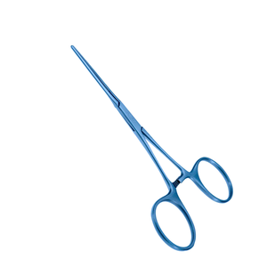 Micro abrazadera recta de 22mm de largo, mandíbulas atléticas, Mango en ángulo de titanio de 4 "(10cm) - Product Image 4