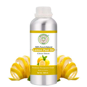 Huile essentielle de zeste de citron de qualité thérapeutique pure certifiée en vrac Fabricant d'huile essentielle de marque privée - Product Image 1