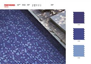 กระเบื้องโมเสคพอร์ซเลนเคลือบเงาสำหรับกลางแจ้งและห้องน้ำขนาด200*200 - Product Image 4