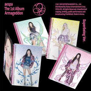 Álbum Armageddon DE LOS PRODUCTOS DE K-Pop (versión de Superbeing) Pegatina para postal lenticular, libro de fotos, 104P, - Product Image 2