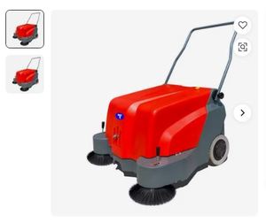 QUALITY Tools 39.4 Balayeuse de sol manuelle pour nettoyage intensif, bac à poussière de 11,9 GALLON, livrée complète - Product Image 1