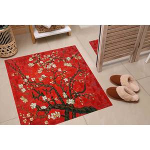 Alfombra con diseño de árbol de Van Gogh, alfombra con diseño de árbol de almendro en flor, alfombra suave con pelo largo - Product Image 5