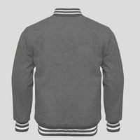 Veste de baseball universitaire pour homme Vestes universitaires brodées en patchwork de support pour homme en mélange de polyester et de coton