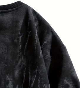 เสื้อสเวตเชิ้ตคอกลมผ้าฝ้าย 100% 300GSM สำหรับผู้ชาย ทรงไหล่กลม หนานุ่ม รับสกรีนโลโก้ ผลิตในบังกลาเทศ - Product Image 5