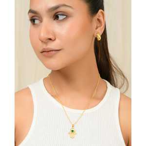 Collar con Colgante de Hamsa - Product Image 1