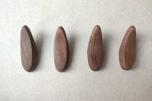 Couleur naturelle et finition Crochet mural en bois de manguier Crochet en fer forgé Crochet en fonte - Product Image 4