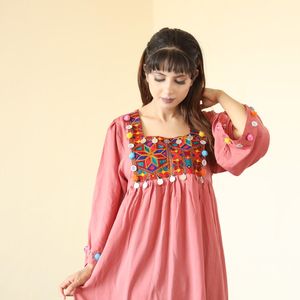 Vestido Kuchi afgano de alta calidad último diseño superventas cómodo transpirable precio barato vestidos afganos OEM - Product Image 3