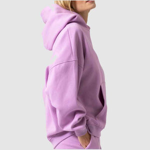 OEM Logo personnalisé Sweatshirts à capuche épais en polaire Sweatshirts à capuche unisexe Hip Hop Sweats à capuche d'hiver lourds pour les femmes - Product Image 4