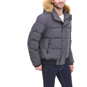 Vente chaude Nouveau design de qualité supérieure Veste en duvet à bulles pour hommes Veste à bulles à fermeture éclair pour hommes - Product Image 2