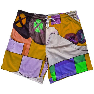 Pantalones Cortos de Baloncesto 100% Malla para Adultos, Precio al por Mayor, Estampados con Bordado 3D, Transpirables, de Secado Rápido, para Entrenamiento Deportivo - Product Image 2