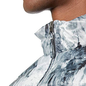 แจ็กเก็ตขนเป็ดปักสำหรับผู้ชายเสื้อโค้ทผ้าแคนวาสแขนยาวเต็มตัวแห้งเร็วระบายอากาศได้ดี - Product Image 4