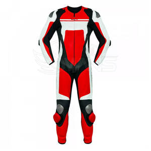 ชุดนักขี่มอเตอร์ไซค์หนังแท้คุณภาพสูง ระบายอากาศได้ดี แห้งเร็ว ไซส์ใหญ่ สำหรับทุกเพศ ขายดีที่สุด กันน้ำ เหมาะสำหรับการแข่งรถมอเตอร์ไซค์ - Product Image 1