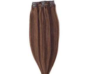 NUEVAS FUENTES DE ALTO ESTILO DE ALTA CALIDAD DE ALTA COMODIDAD DE ONDA RECTA SEDA TEMPLO INDIO REMY EXTENSIONES DE CABELLO HUMANO MÁQUINA PELO - Product Image 6