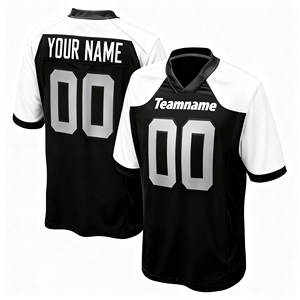 Custom Men's <b>American</b> Football Practice Jersey Red Mesh V Neck Short Sleeve Breathable Anti-Bacterial Lightweight Training Shirt - Product Image 5