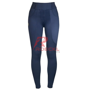 Pantalones de montar ajustados para mujer, transpirables, ligeros, de larga duración, pantalones ecuestres, ropa cómoda para exteriores para montar a caballo - Product Image 1